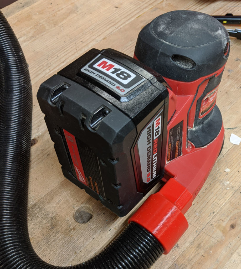 M18 Random Orbital Sander Vacuum Adapters 3D Prints