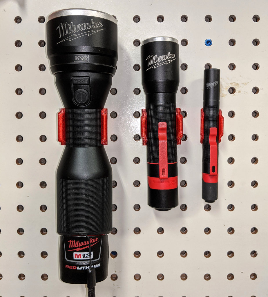 Milwaukee Flashlight Holders